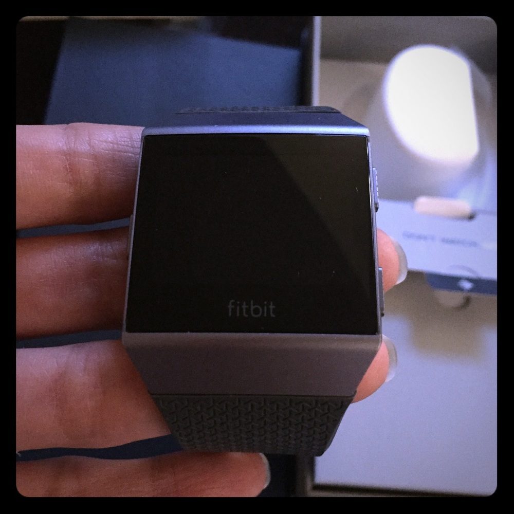 Fitbit ionic watch small and large band like new